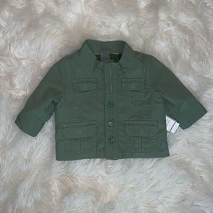 PERFECT FALL COAT! 0-6 mo Baby Gap Utility Jacket